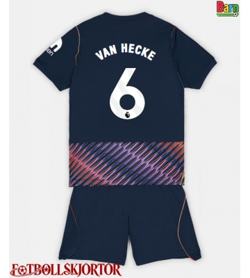 Tottenham Hotspur Jan Paul van Hecke #6 Borta Kläder Barn 2026-27 Kortärmad (+ Korta byxor)